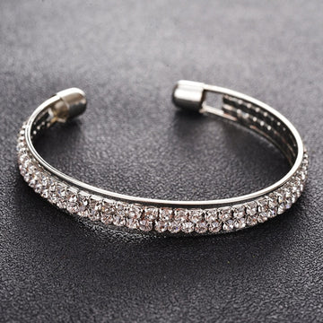 Bohemian Style Women Girls Gold Bracelet  Rhinestone Leaves Chain Bangle Luxury Wedding Jewelry Simple Fashion Elegant New daiiibabyyy